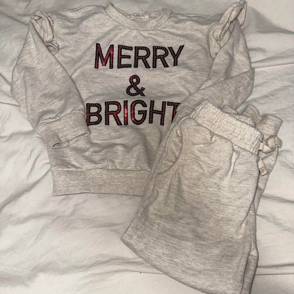 Jessica Simpson Gray Kids Matching Set